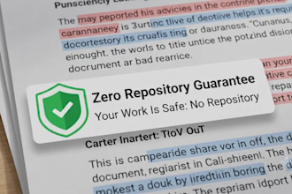 provide official ai detection and plagiarism report