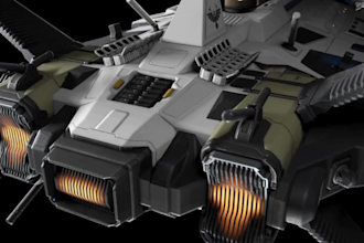 make 3d battle ship model, 3d spaceship model, spacecraft, starship, game 3d stl