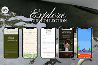 create an interactive save the date website with rsvp in canva