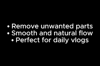 do clean and simple video editing for your vlog