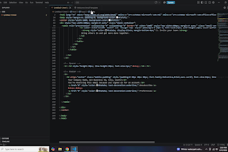 design and code a responsive HTML email template