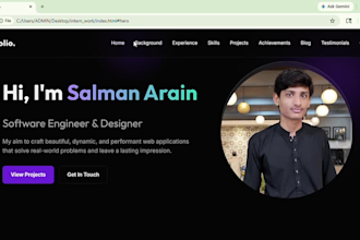 build responsive full stack website frontend backend complete