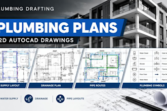 draw architectural, hvac, electrical, mep, permit drawings and mechanical plans