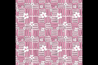 create trendy seamless patterns for fabrics and wallpaper
