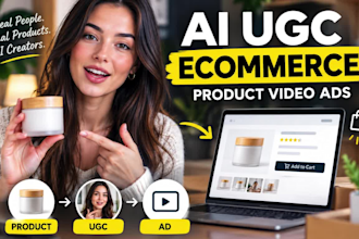 create ai ugc ecommerce  video ads for your online store