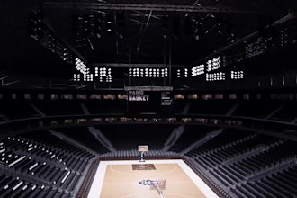 create stadium screen led wall 3d basketball arena billboard animation jumbotron