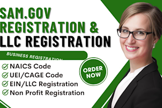fix or renew sam gov registration uei naics cage code llc nonprofit registration