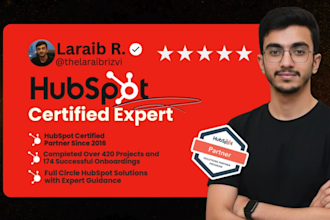 work as a certified hubspot expert for your business