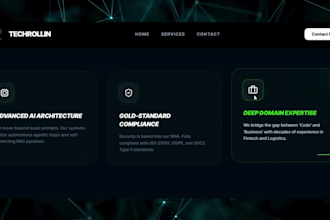 build a high end ai agency landing page with nextjs