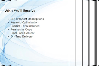 write SEO product descriptions that increase sales