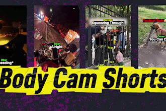 make viral bodycam text commentary shorts for youtube and tiktok