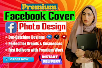 design premium facebook cover photo