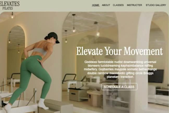 design squarespace pilates studio website yoga website with acuity booking