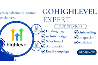 gohighlevel landing page ghl sales funnel ghl website ghl automation expert