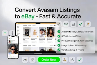 upload winning products dropshipping avasam listing to ebay product listings