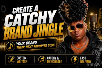create a unique, catchy custom jingle or brand song