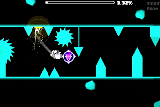 make a professional geometry dash layout for your level