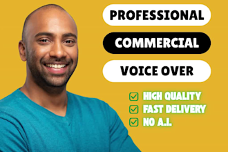 record an articulate, conversation style english voice over