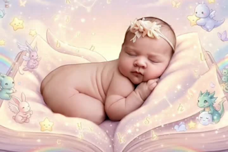 create a custom newborn fantasy anime storybook portrait
