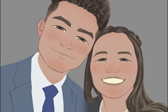 do a cartoon portrait