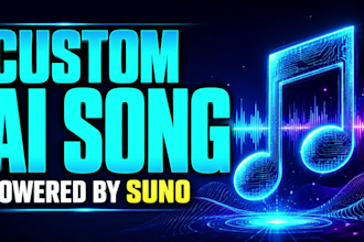 produce and mix a custom ai song using suno