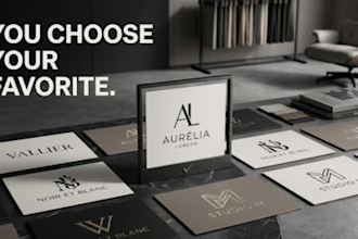 design custom logo concepts for your ecommerce fashion or clothing store