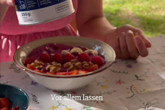create family ugc and travel video content by the beach in german or english
