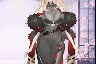 design vtuber rigging 2d vtuber model vtuber commission nsfw model for vtuber