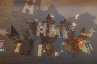 build a halloween minecraft spawn, hub or bedwars map for your server