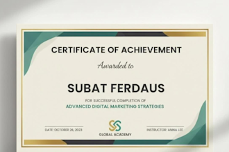 design modern and premium certificates