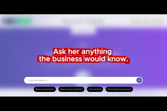 develop ai chatbot, ai agent, rag chatbot and ai website for your business