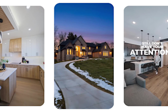 edit trendy real estate reels and cinematic property videos