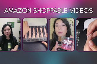create an amazon shoppable video