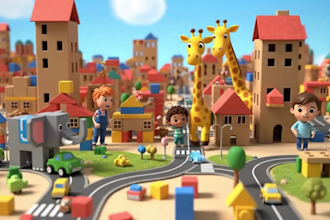kids animation video, 2d cartoon video, nursery rhyme for youtube animation kids