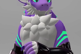 custom furry vrchat avatar vtuber model anime character 3d fursona nsfw avatar