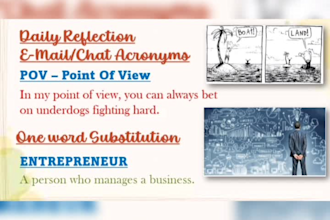 design and post daily reflection