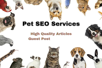 publish pet blog guest post  with high authority backlinks to boost SEO growth