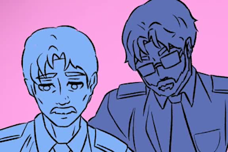 2d animation video, 2d music video animation, 2d anime character, 2d cartoon