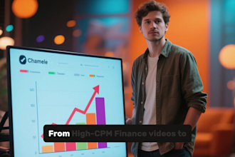 create engaging faceless video for finance and trading apps