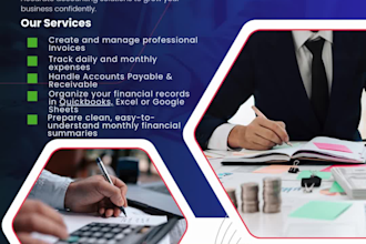 do bookkeeping and expense tracking for your business