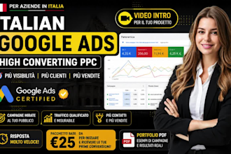 create and manage italy google ads campaigns for italian businesses