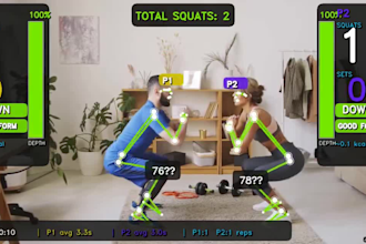 build ai fitness trainer with pose estimation and rep counting
