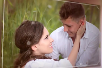 create a romantic slideshow video for your love story