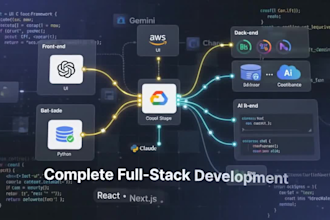 develop ai apps, ai saas, ai website and ai bots