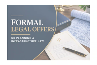 draft UK planning and infrastructure legal offers