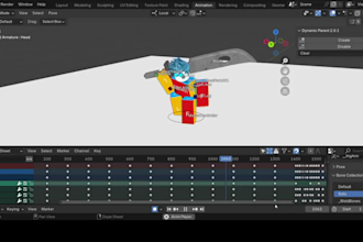 create high quality r6 vfx roblox r15 combant character animation roblox game