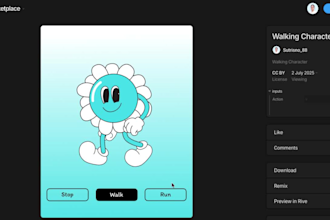 create character  rive app, lottie animations web and app