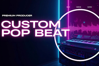 produce a modern pop beat that fits your voice