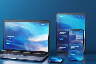 build a responsive modern website with html CSS and javascript