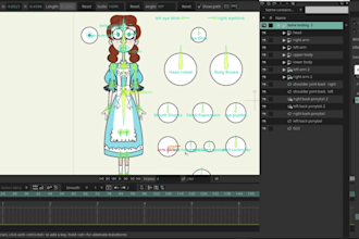 create advanced moho rig with smooth 360 character rotation